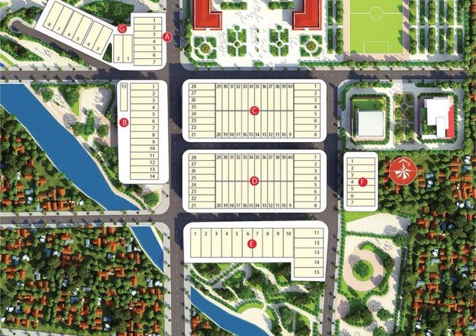 Bán đất tại Dự án Gia Long Residence, Bà Rịa, Bà Rịa Vũng Tàu diện tích 100m2 giá 850 Triệu