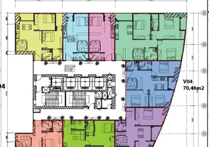 Bán căn hộ Officetel tòa A3, chung cư Ecolife Capitol 36m2- 100m2