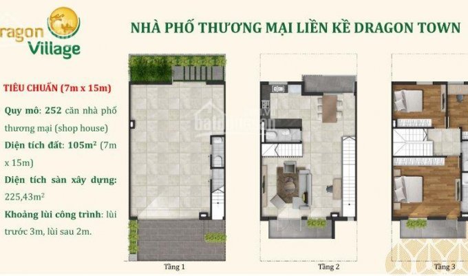 BÁN BIỆT THỰ, NHÀ PHỐ, SHOPHOUSE DỰ ÁN DRAGON VILLAGE QUẬN 9