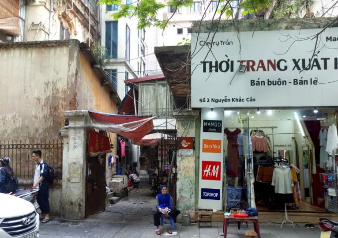 Bán nhà mặt tiền số 2 phố Nguyễn Khắc Cần - P.Tràng Tiền, Q.Hoàn Kiếm