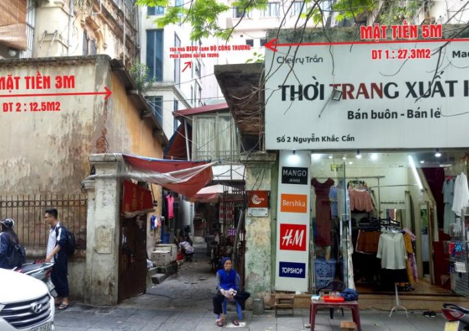 Bán nhà mặt tiền số 2 phố Nguyễn Khắc Cần - P.Tràng Tiền, Q.Hoàn Kiếm