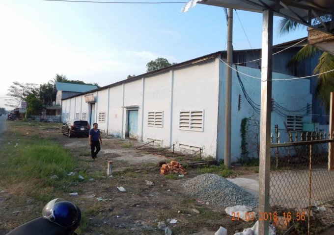Bán hoặc cho thuê kho 1200 m2 mặt tiền Quốc lộ 91, huyện Châu Phú, tỉnh An Giang