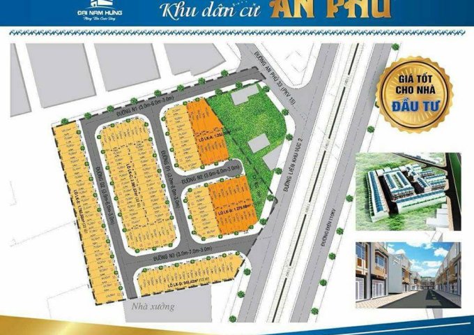 Bán đất tại phường An Phú, Thuận An, Bình Dương, diện tích 85m2, giá 1.5 tỷ
