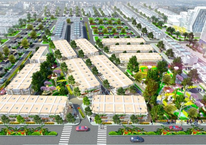 Bán đất 4 mặt tiền dự án Eco Town Long Thành sổ hồng riêng, thổ cư 100%