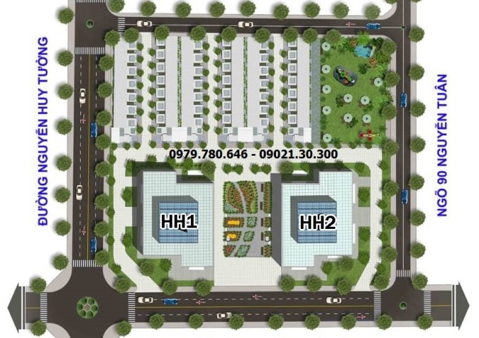 Suất ngoại giao liền kề 90 Nguyễn Tuân 64-130m2 giá chỉ từ 130tr/m2 LH 0979780646