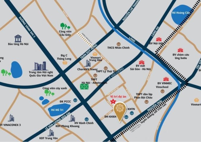 Suất ngoại giao liền kề 90 Nguyễn Tuân 64-130m2 giá chỉ từ 130tr/m2 LH 0979780646