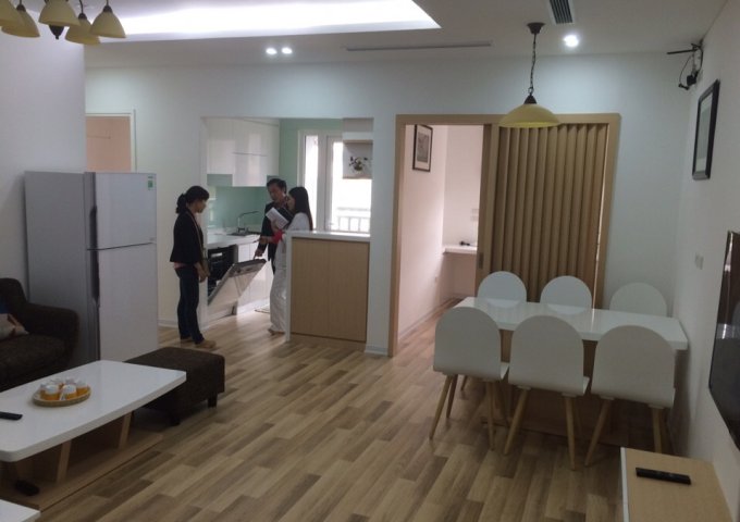 Cho thuê CHCC tại chung cư 165 Thái Hà - Sông Hồng Park View, 105m2, 3PN đủ đồ giá 12 tr/tháng