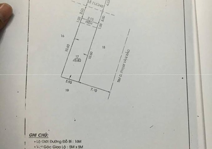 Nhà MTNB 179 Đỗ Bí, 1 lầu, 3,95x12m. Giá 4,7 tỷ TL
