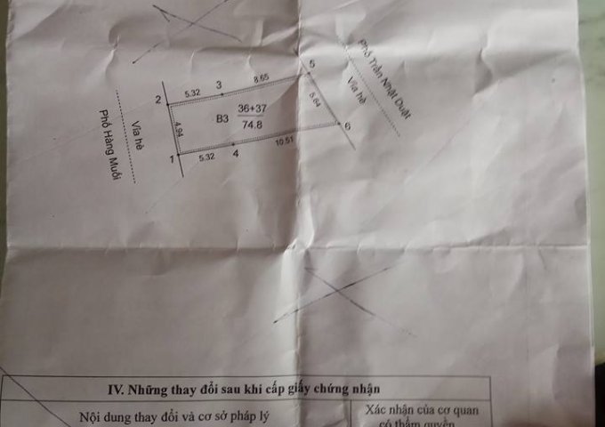 Bán nhà số 7 Hàng Muối, 2 mặt phố, 75m2, 5 tầng, MT 5m, giá 29 tỷ, nhanh tay