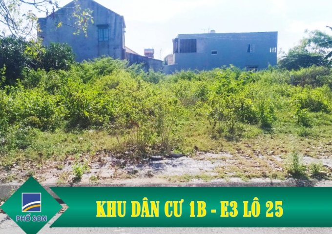 Bán đất khu dân cư 1B, khu đô thị số 3, Điện Ngọc, Điện Bàn, Quảng Nam