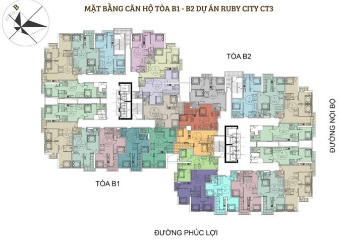 Chung cư Ruby City CT3 Phúc Lợi, quận Long Biên, chỉ từ 800 triệu sở hữu căn hộ 45 m2, 2 pn