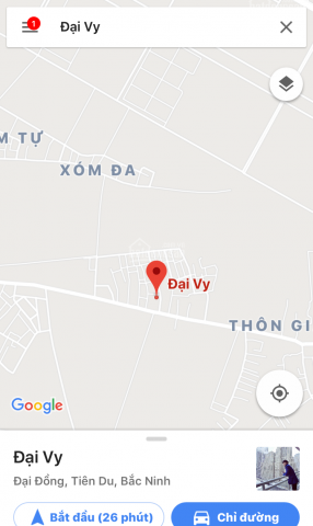  Bán đất dân cư dịch vụ Đại Vy, Đại Đồng, Tiên Du, Bắc Ninh
