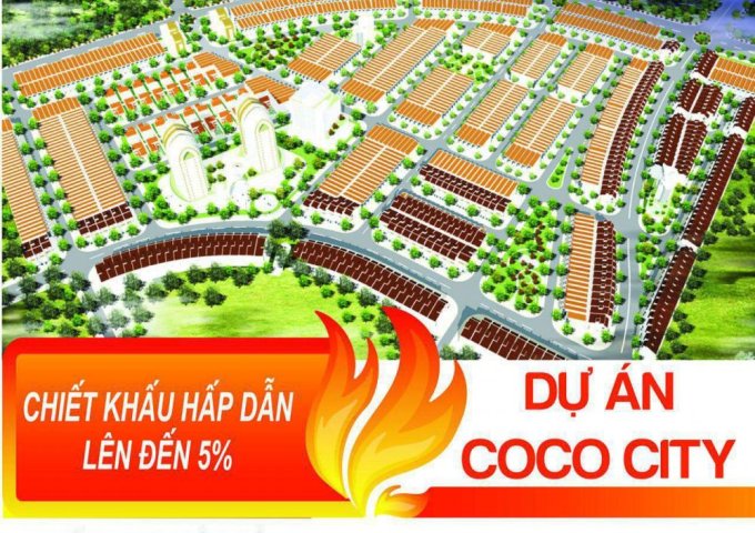 Nhà có việc cần tiền, bán nhanh 2 lô liền kề dự án Coco City D32-67,68 đã có sổ, Ck 5%