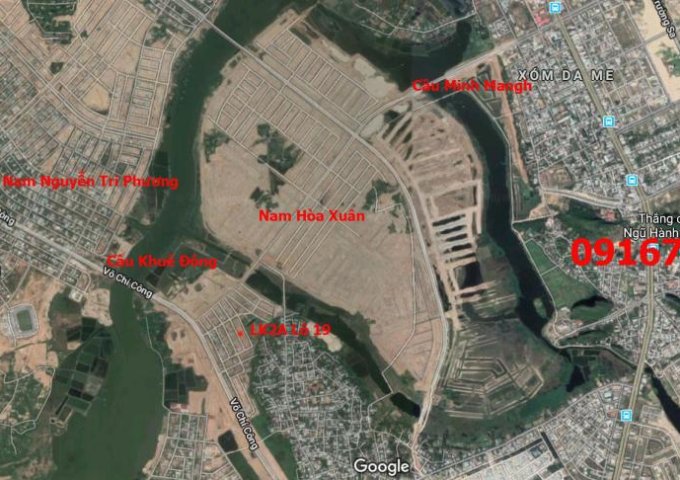 Đất bán Lô 1x LK2A Khu Đô Thị Hòa Quý City bên cầu Khuê Đông giá 1.x tỷ