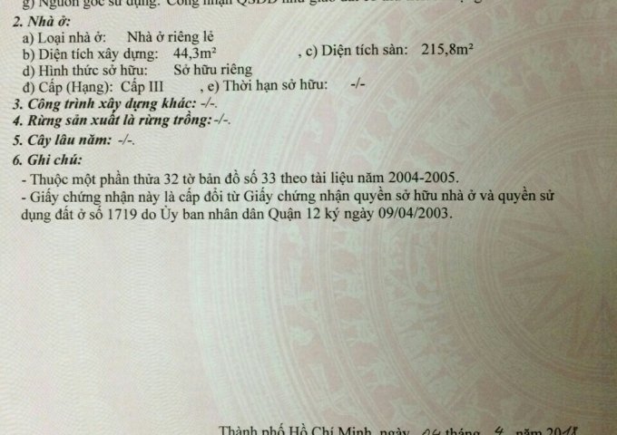 bán nhà mặt tiền đường phan văn hớn, p tân thới nhất, Q12, Dt ,5,5x22 nở hậu 6,6m giá 9,7 tỷ