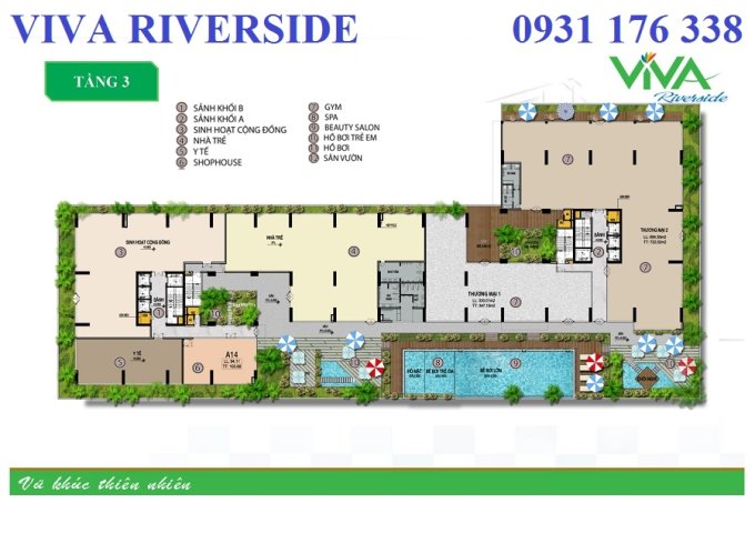 Hot! Mở bán đợt cuối căn hộ Viva Riverside giá cực hấp dẫn – Hotline Chủ Đầu Tư: 0931 176 338