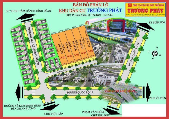 Bán đất nền dự án tại Đường Nguyễn Tri Phương, Thủ Đức,  Hồ Chí Minh diện tích 93m2  giá 26000 Triệu/m²