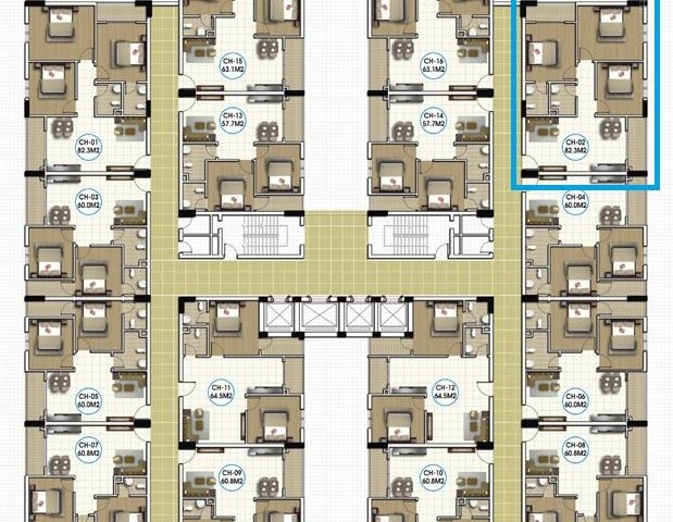 Bán căn hộ chung cư Tecco Tân Phát, Khu đô thị mới Vinh Tân, đường Lê Mao kéo dài