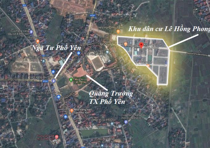 Bán đất nền dự án tại đường Nguyễn Thị Minh Khai, Phổ Yên, Thái Nguyên, DT 90m2, giá 720 tr