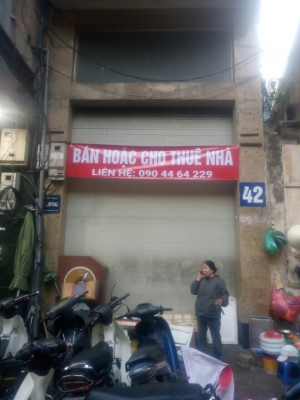 Chính chủ cần bán số nhà 42 Ngô Thì Nhậm, Hai Bà Trưng, Hà Nội