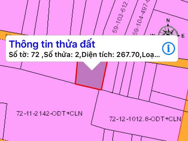 Bán đất Đường Lê Quý Đôn, Kp5, thị trấn Vĩnh An, Vĩnh Cửu, Đồng Nai