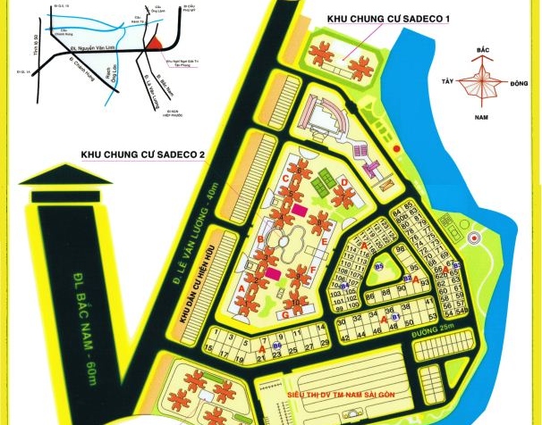 Bán đất nền biệt thự dự án Sadeco nghỉ ngơi giải trí Q7, giá 65tr/m2. LH: 0966.222.151