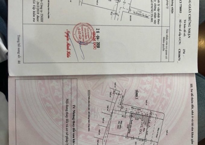 Bán nhà hẻm 4,5m ,33/ Huỳnh Văn Nghệ, F12, Gò Vấp ,DT 7.5x6m ,giá 3,5 tỷ