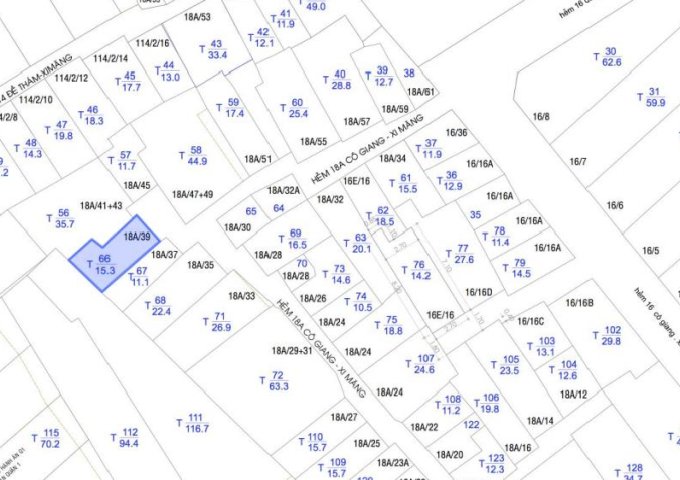 Bán nhà 18A/39 Cô Giang Q1 (4 tầng) – Giá: 2Tỷ200tr