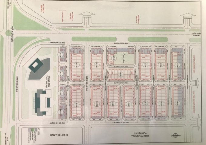 BÁN ĐẤT DỰ ÁN A1C1 DẦU GIÂY