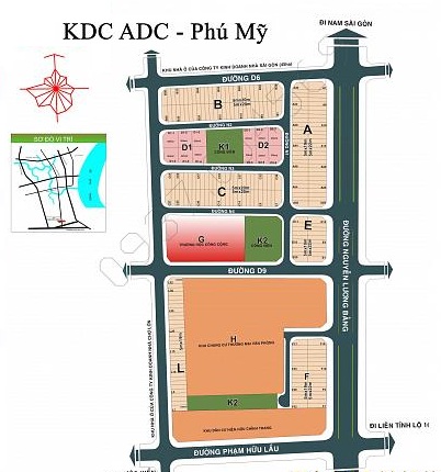 Bán đất nền dự án tại ADC, Quận 7, Hồ Chí Minh, diện tích 100m2, giá 51 triệu/m2