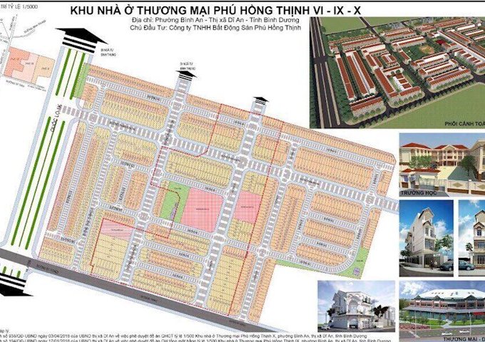 Siêu dự án bậc nhất Bình Dương Phú Hồng Thịnh 10, siêu lợi nhuận cho các nhà đầu tư, LH 0964131618