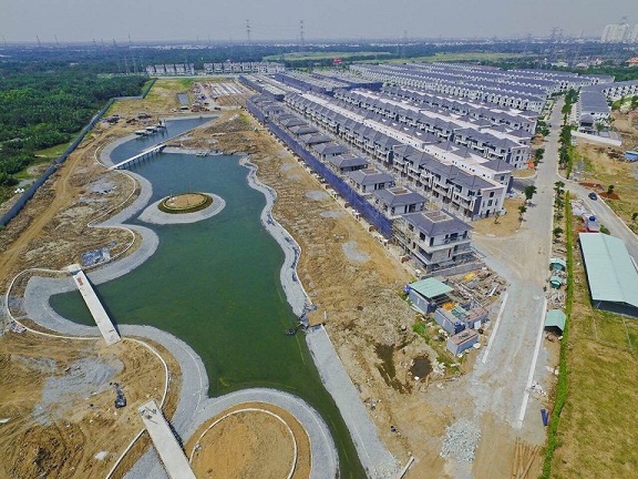 Bán gấp biệt thự song lập Lavila Kiến Á, Nhà Bè, giá tốt, DT 10x20m, xây 1 trệt 2 lầu, 16.7 tỷ