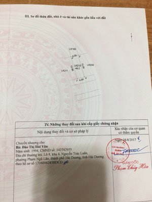 Chính chủ cần bán đất dịch vụ No6 - LK 210 Khu Cây Quýt, La Khê, Hà Đông, Hà Nội