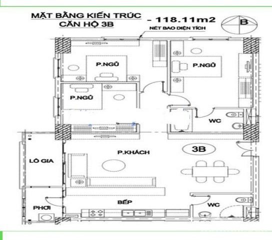 Chính chủ bán căn 117m2, tầng 22, chung cư Intracom Trung Văn