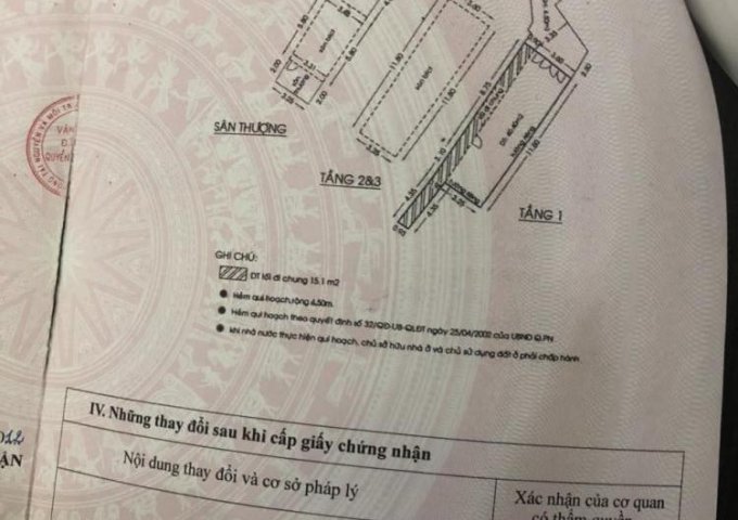 Bán nhà hẻm 115 Phan Đăng Lưu, P7, Phú Nhuận, DT 3,6 x 12, 2 lầu, sân thượng, giá 4,95 tỷ