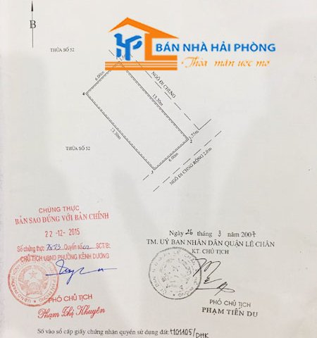 Bán nhà số 9 ngõ 185 Trại Lẻ, Kênh Dương, Lê Chân, Hải Phòng