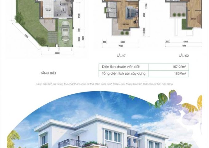 Bán nhà biệt thự, liền kề tại dự án Lovera Park, Bình Chánh, Tp. HCM, diện tích 75m2, giá 3.45 tỷ