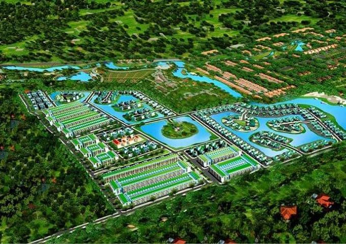 bán đất nền biệt thự với tổng quy mô 118ha ven sông ven hồ phông cách đẳng Châu Âu 