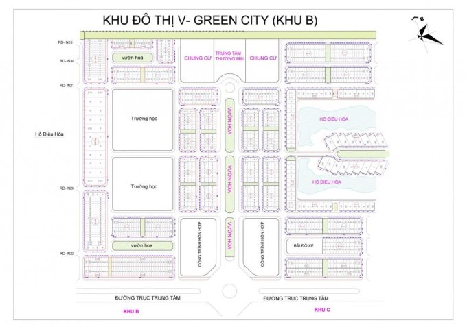 Chỉ 700 triệu, sở hữu 100m2 đất nền V- Green City sổ đỏ vĩnh viễn, hỗ trợ thiết kế, tự do xây dựng