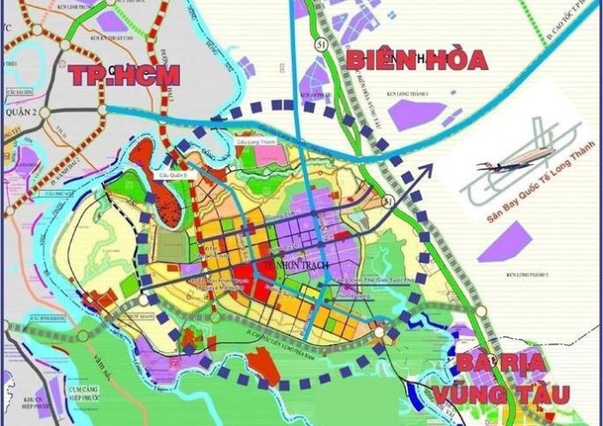 Bán đất nền dự án tại dự án khu đô thị Mega City 2, Nhơn Trạch, Đồng Nai, DT 100m2, giá 650 triệu
