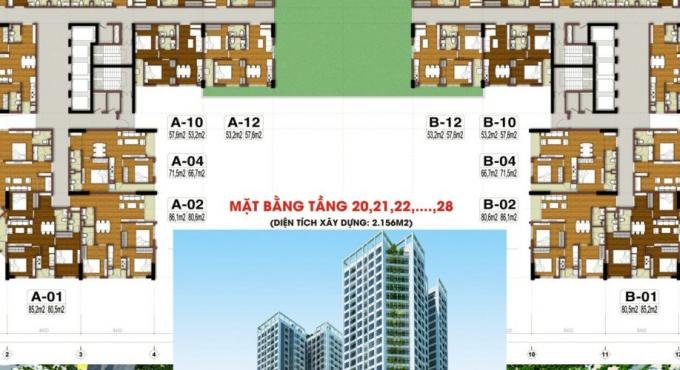 Cơ hội sở hữu Chung cư Tecco Skyville Tower, Thanh Trì, Hà Nội, giá tốt nhất