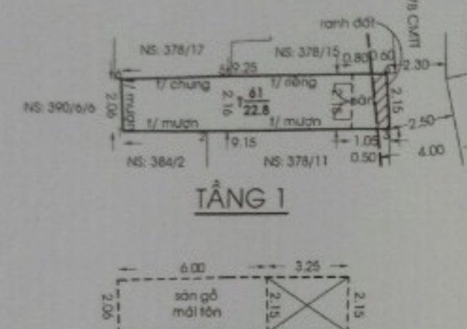 Bán nhà 378/13 Cách Mạng Tháng Tám, 2,2 x 10m, hẻm 2,5m. Giá 1.9 tỷ