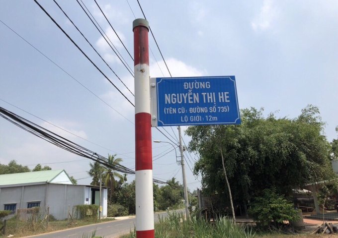 Đất mặt tiền Nguyễn Thị He, Trung Lập Thượng, Củ Chi bán