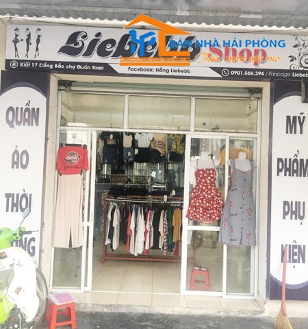 Sang nhượng cửa hàng quần áo khu vực ngã tư Quán Toan, Hồng Bàng, Hải Phòng