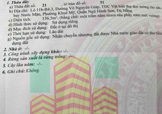 Cần bán 4 lô đất B4.3 sân bay Nước Mặn đường Võ Nguyên Giáp