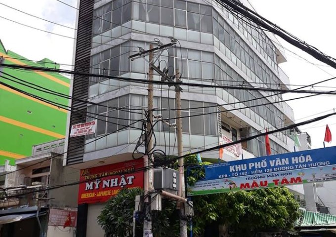 Bán tòa nhà MTKD Tân Hương Q.Tân Phú 7.1x21m 5 lầu giá 32 tỷ