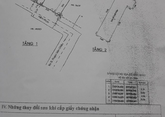 Bán gấp căn nhà có nhà trọ đường  Phạm Văn Chiêu, phường 9, quận Gò Vấp