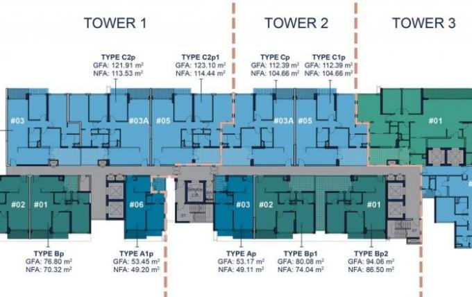 Bán căn hộ Q2 Thảo Điền tại tháp 3, diện tích 128m2, 3 phòng ngủ, view sông