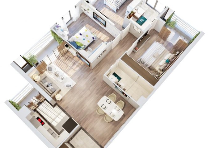 Bán căn hộ 3 phòng ngủ giá chỉ từ 3.1 tỷ tại Imperia Sky Garden, Hai Bà Trưng