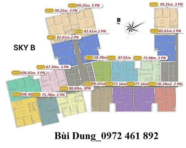 Bán căn hộ 3 phòng ngủ giá chỉ từ 3.1 tỷ tại Imperia Sky Garden, Hai Bà Trưng